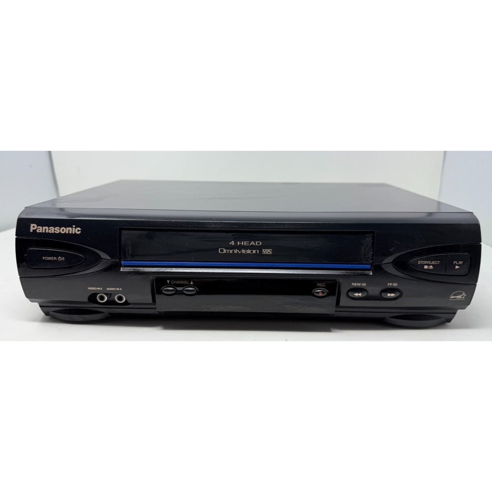 Panasonic PV-V4022 4-Head Omnivision VHS VCR Tested Working No Remote